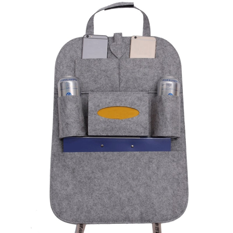 Car Multifunctional Seat Back Storage Hanging Bag, Size: 40x56cm(Light Grey) - Stowing Tidying by PMC TechLife | Online Shopping South Africa | PMC TechLife | Buy Now Pay Later Mobicred