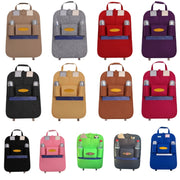 Car Multifunctional Seat Back Storage Hanging Bag, Size: 40x56cm(Light Grey)