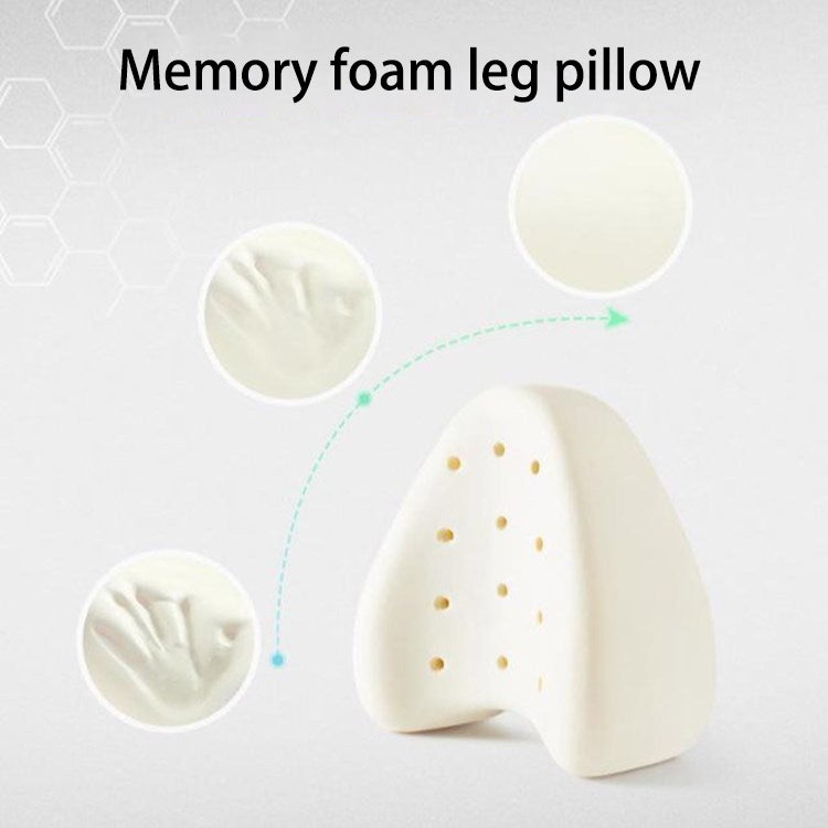 Body Memory Cotton Leg Pillow Sleeping Orthopedic Sciatica Back Hip Joint for Pain Relief(White Inner) - Cushions & Pillows by PMC TechLife | Online Shopping South Africa | PMC TechLife