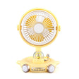 Household Cute Pet Fan USB Desktop Night Light Fan(Yellow) - Electric Fans by PMC TechLife | Online Shopping South Africa | PMC TechLife | Buy Now Pay Later Mobicred