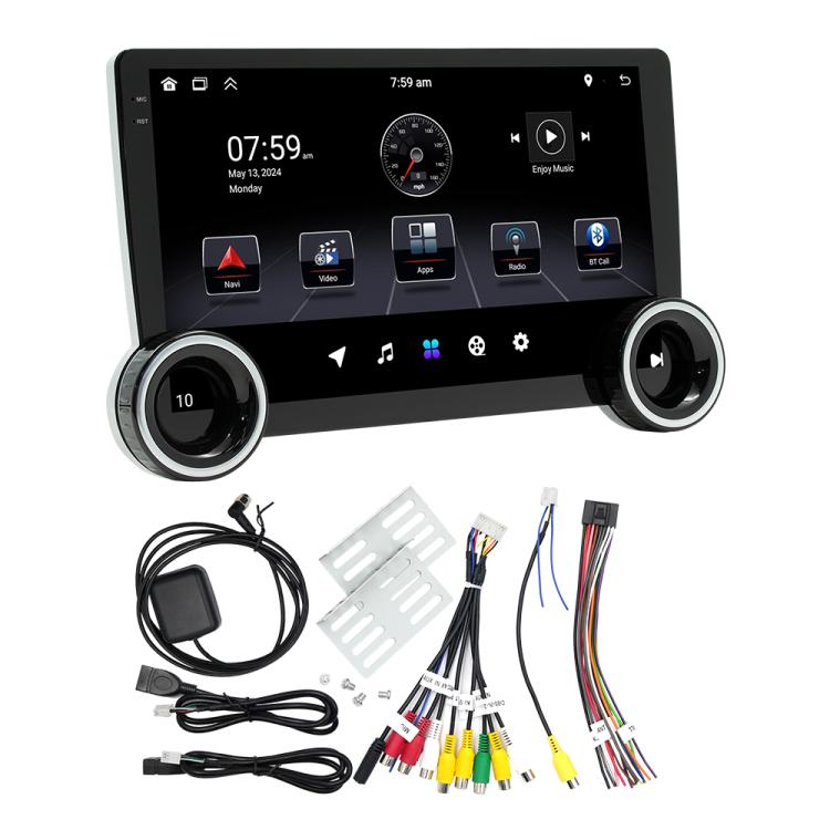 10.1 inch IPS Display + 2.5D Touch Screen Bluetooth FM Radio Car Navigation Machine, Memory: 2+64G