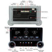 10.1 inch IPS Display + 2.5D Touch Screen Bluetooth FM Radio Car Navigation Machine, Memory: 2+64G