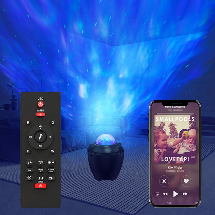 LED Projection Light Bluetooth Connection Remote Control Atmosphere Light RGB Music Night Light - Projection Lamp by PMc TechLife | Online Shopping South Africa | PMc TechLife | Buy Now Pay Later Mobicred