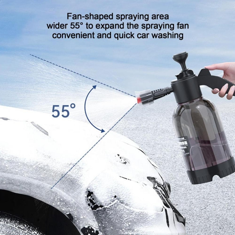 2L Foam Sprayer Pressure Spray Bottle for Car Washing Plants Watering Fertilizing(Black) - free shipping - PMC TechLife - Order now!