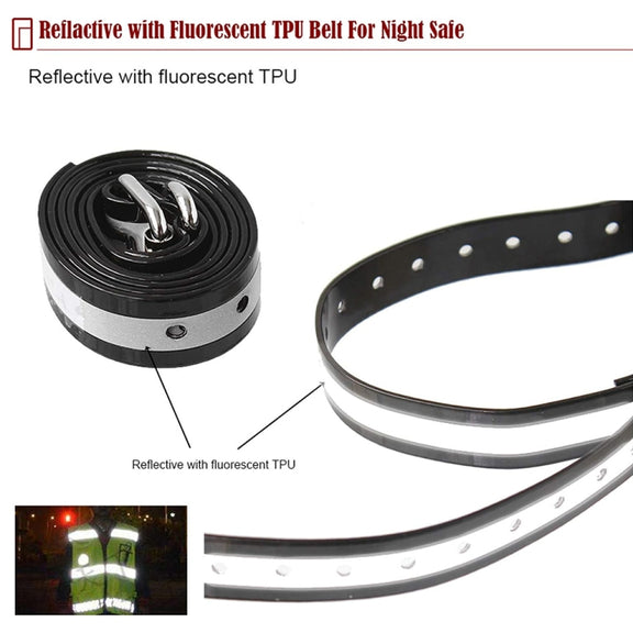 Outdoor Wireless Electronic Pet Fence Night Reflective Collar, Specification: One for One(UK Plug)