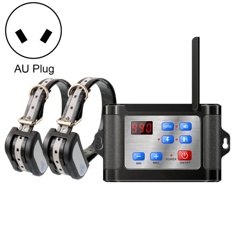 Outdoor Wireless Electronic Pet Fence Night Reflective Collar, Specification: One for Two(AU Plug) - Training Aids by PMC TechLife | Online Shopping South Africa | PMC TechLife | Buy Now Pay Later Mobicred