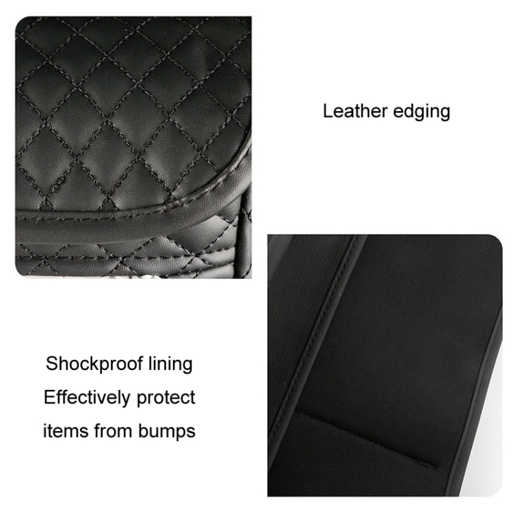 Car Central Control Seat Back Leather Multifunctional Storage Bag(Black) - Stowing Tidying by PMC TechLife | Online Shopping South Africa | PMC TechLife | Buy Now Pay Later Mobicred
