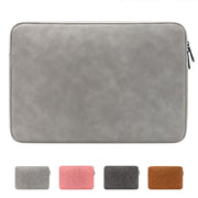 ND12 Lambskin Laptop Lightweight Water-resistant Sleeve Bag, Size: 14.1-15.4 inches(Yellow with Bag)