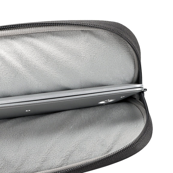 ND12 Lambskin Laptop Lightweight Water-resistant Sleeve Bag, Size: 14.1-15.4 inches(Gray with Bag)