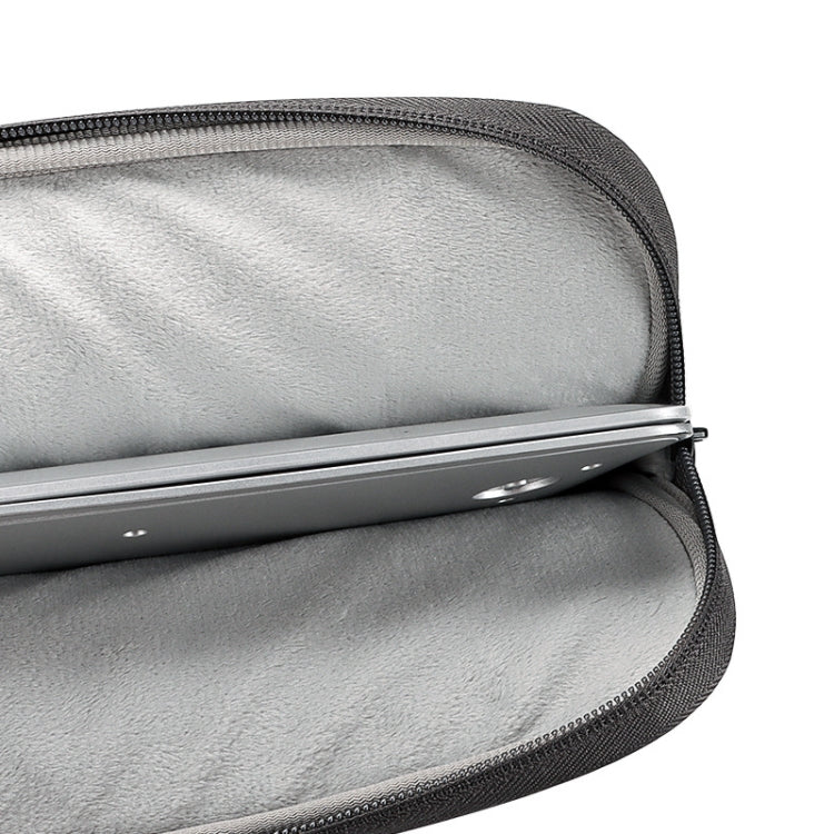 ND12 Lambskin Laptop Lightweight Water-resistant Sleeve Bag, Size: 14.1-15.4 inches(Gray with Bag)