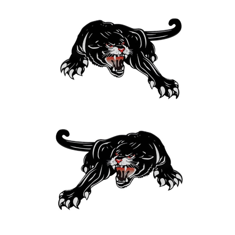 2pcs Colorful Black Panther Car Hood Door Reflective Sticker(Head Towards The Right) - Decorative Sticker by PMC TechLife | Online Shopping South Africa | PMC TechLife | Buy Now Pay Later Mobicred