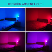 MS-201 USB Magic Ball Star Projection Light Vehicle Car Atmosphere Light Support APP Control(Round)