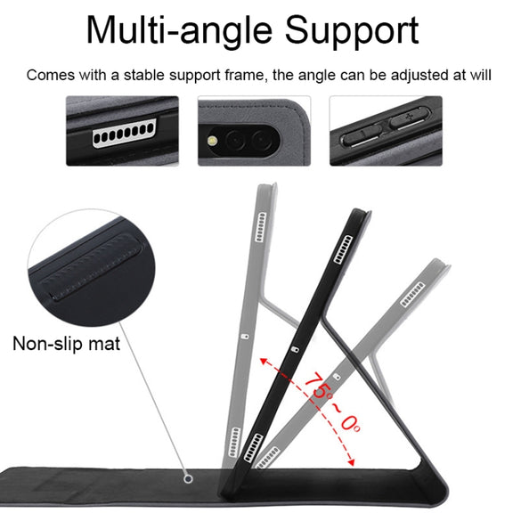 For Samsung S8 Ultra 14.6 inch Adjustable Tablet Water-resistant Anti-drop Protective Cover(Black+Power Bag)