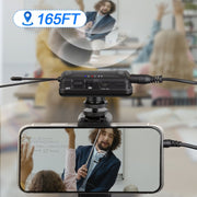 Q6 1 Drag 1 Wireless Lavalier USB Computer Recording Microphone Live Phone SLR Lavalier Microphone