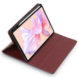 For Huawei MatePad Pro 12.6 inches Microfiber Lambskin Rotatable Magnetic Tablet Protective Cover(Red) - Huawei by PMC TechLife | Online Shopping South Africa | PMC TechLife | Buy Now Pay Later Mobicred