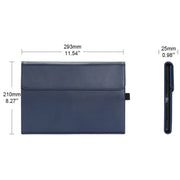 For Huawei MatePad Pro 12.6 inches Microfiber Lambskin Rotatable Magnetic Tablet Protective Cover(Black)