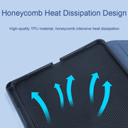 For Huawei MatePad Pro 12.6 inches Microfiber Lambskin Rotatable Magnetic Tablet Protective Cover(Black)