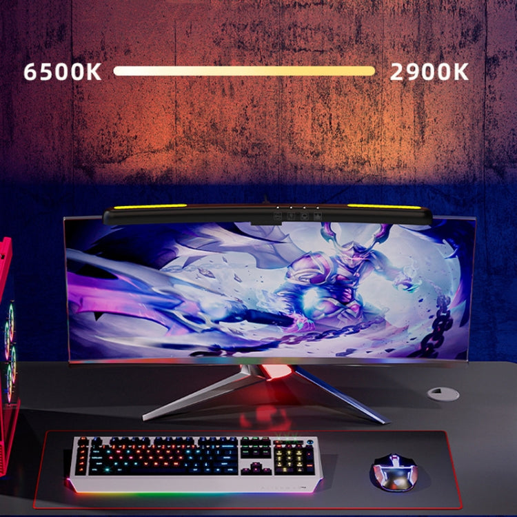 Laptop Curved Screen Hanging Lamp Computer Desk Light Without RGB Backlight - Desk Lamps by PMc TechLife | Online Shopping South Africa | PMc TechLife | Buy Now Pay Later Mobicred