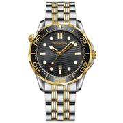 Inter-gold Black Surface BINBOND B2820 Luminous 30m Water-resistant Men Sports Quartz Watch