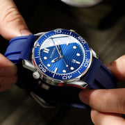 Inter-gold Black Surface BINBOND B2820 Luminous 30m Water-resistant Men Sports Quartz Watch