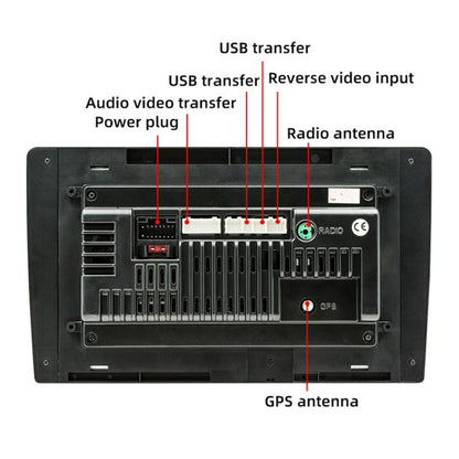 9 Inch Bluetooth FM Radio Car MP5 Android Navigation Machine, Memory: 2+64G - free shipping - PMC Jewellery - Order now!