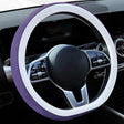 Car Steering Wheel Short Plush Winter Non-slip Grip Cover, Size: 38cm(D Shaped Purple) - Steering Wheel Accessories by PMC TechLife | Online Shopping South Africa | PMC TechLife | Buy Now Pay Later Mobicred