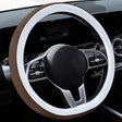 Car Steering Wheel Short Plush Winter Non-slip Grip Cover, Size: 38cm(Round Brown) - Steering Wheel Accessories by PMC TechLife | Online Shopping South Africa | PMC TechLife | Buy Now Pay Later Mobicred