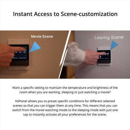 Sonoff NSPanel WiFi Smart Scene Switch Thermostat Temperature All-in-One Control Touch Screen, US Plug(Black) - free shipping - PMC Jewellery - Order now!