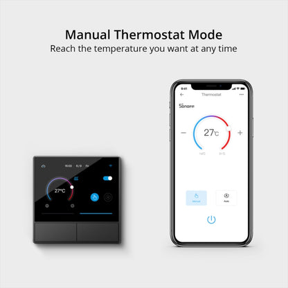Sonoff NSPanel WiFi Smart Scene Switch Thermostat Temperature All-in-One Control Touch Screen, US Plug(Black) - free shipping - PMC Jewellery - Order now!