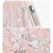 G4-01  11 Inch Laptop Liner Bag PU Leather Printing Water-resistant Protective Cover(Light Pink)