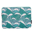 H3-04  15 Inch PU Leather Printing Laptop Liner Bag Tablet Sleeve Bag(Green Wave) - 15 inch by PMC TechLife | Online Shopping South Africa | PMC TechLife | Buy Now Pay Later Mobicred