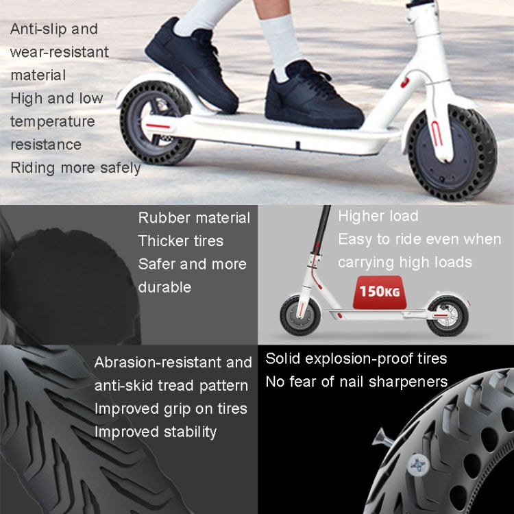 8 inch Electric Scooter Non-slip Honeycomb Outer Tire For Xiaomi M365/M365 Pro /1S/Pro2/Essential(Black) - Accessories & Parts by PMc TechLife | Online Shopping South Africa | PMc TechLife | Buy Now Pay Later Mobicred