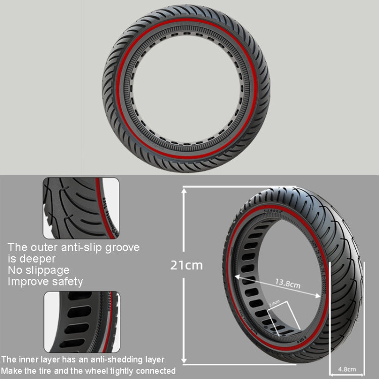 Electric Scooter 8.5 inch Honeycomb Solid Tire For Xiaomi M365/M365 Pro /1S/Pro2/Essential(Black)