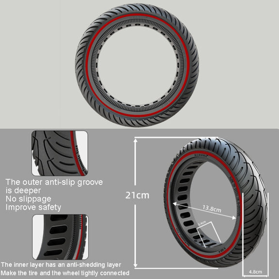 Electric Scooter 8.5 inch Honeycomb Solid Tire For Xiaomi M365/M365 Pro /1S/Pro2/Essential(Blue)