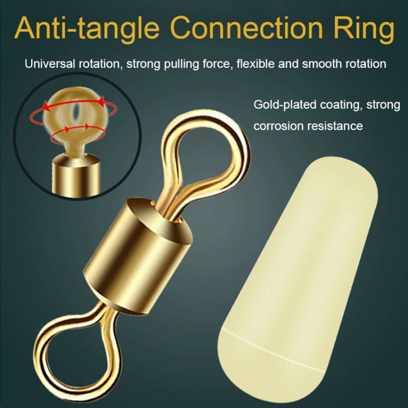 2pcs Outdoor Fishing Anti-tangle Spotted Invisible Line Set with Scale, Size: 3.6m(1.5)
