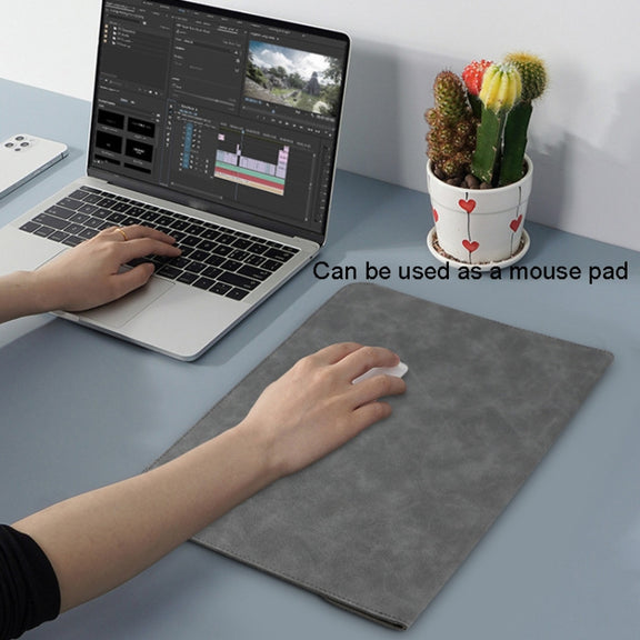 A20 Laptop Bag Magnetic Suction Slim Tablet Case Inner Bag, Size: 15.4/16 inch(Sky Blue)