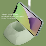 Base Removable Diamond Desk Lamp USB Charging 3-speed Color Temperature Night Light(301-2 Green)