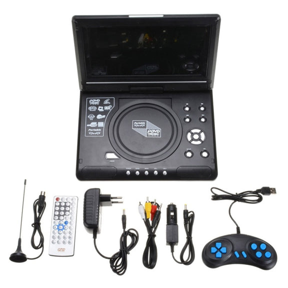 8.5 Inch LCD Screen Portable EVD Multimedia Player Play-watching Machine(EU Plug)
