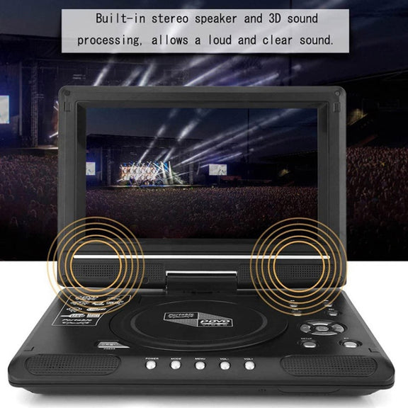 8.5 Inch LCD Screen Portable EVD Multimedia Player Play-watching Machine(EU Plug)