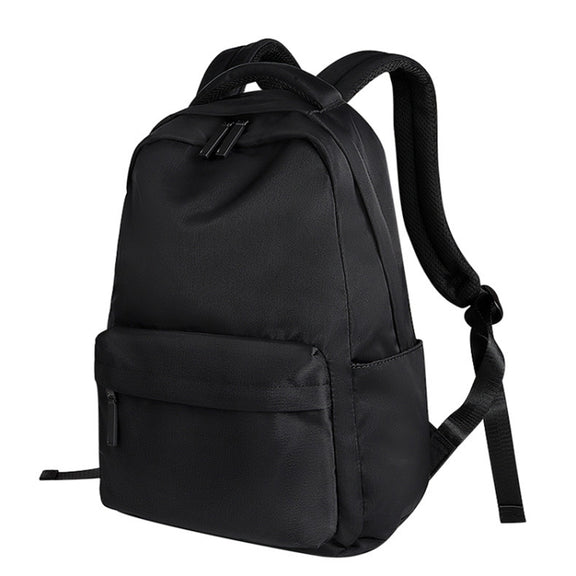 SJ13 13-15.4 inch Large-capacity Water-resistant Wear-resistant Laptop Backpack(Black)
