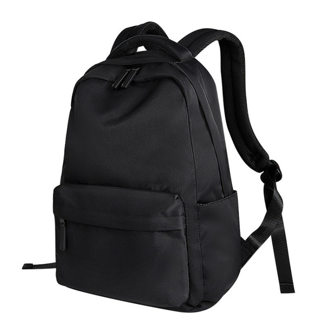 SJ13 13-15.4 inch Large-capacity Water-resistant Wear-resistant Laptop Backpack(Black)