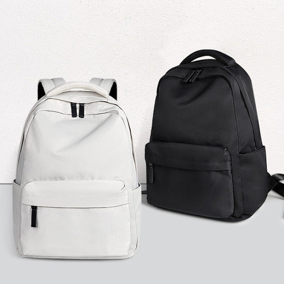SJ13 13-15.4 inch Large-capacity Water-resistant Wear-resistant Laptop Backpack(Black)