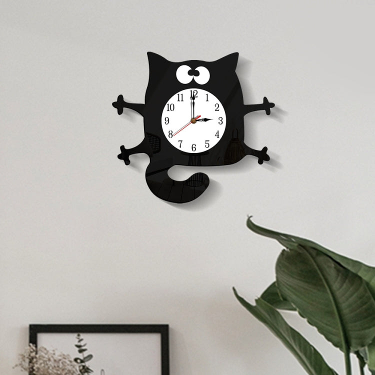 CC040 Children Cartoon Quiet Hanging Clock Home Decoration Simple Clocks(Black) - Wall Clock by PMc TechLife | Online Shopping South Africa | PMc TechLife | Buy Now Pay Later Mobicred