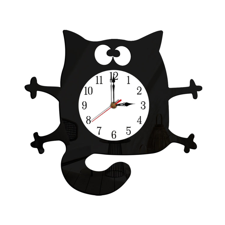 CC040 Children Cartoon Quiet Hanging Clock Home Decoration Simple Clocks(Black) - Wall Clock by PMc TechLife | Online Shopping South Africa | PMc TechLife | Buy Now Pay Later Mobicred