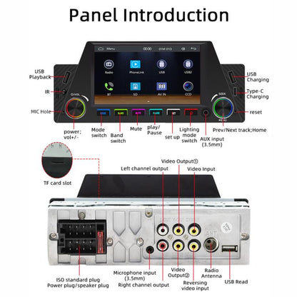 4.7 inch AUTO/CarPlay Navigation Bluetooth FM Radio Car MP5 Marquee(161W) - Car MP3 & MP4 & MP5 by PMC Jewellery | Online Shopping South Africa | PMC Jewellery | Buy Now Pay Later Mobicred