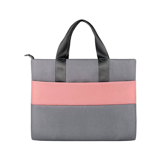 ST05DZ 14.1-15.4 Inch Universal Color Matching Portable Laptop Liner Bag(Pink and Gray)