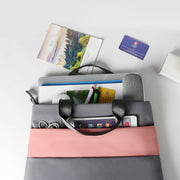 ST05DZ 14.1-15.4 Inch Universal Color Matching Portable Laptop Liner Bag(Pink and Gray)