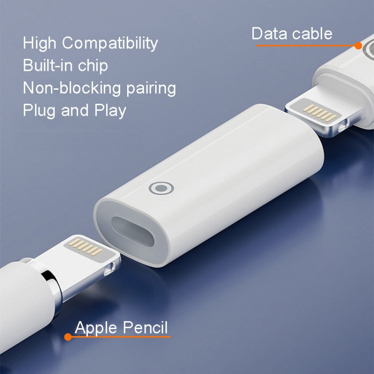 For Apple Pencil 1/2 Charging Adapter Stylus Charging Converter, Interface form: 8Pin Female To Type-C/USB-C Female - Pencil Accessories by PMC TechLife | Online Shopping South Africa | PMC TechLife | Buy Now Pay Later Mobicred