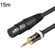 3.5mm To Caron Female Sound Card Microphone Audio Cable, Length: 15m - Microphone Audio Cable & Connector by PMC TechLife | Online Shopping South Africa | PMC TechLife | Buy Now Pay Later Mobicred
