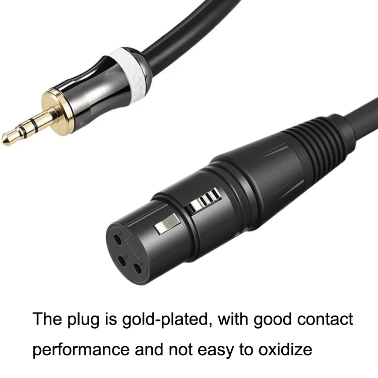 3.5mm To Caron Female Sound Card Microphone Audio Cable, Length: 15m - Microphone Audio Cable & Connector by PMC TechLife | Online Shopping South Africa | PMC TechLife | Buy Now Pay Later Mobicred